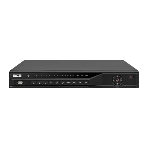8-kanals IP-registrator BCS-L-NVR0802-A-4KE Samarbete med kameror upp till 8Mpx upplösning