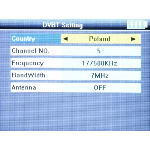 Universell mätare STC-23 DVB-T/T2 DVB-S/S2 DVB-C Spacetronik