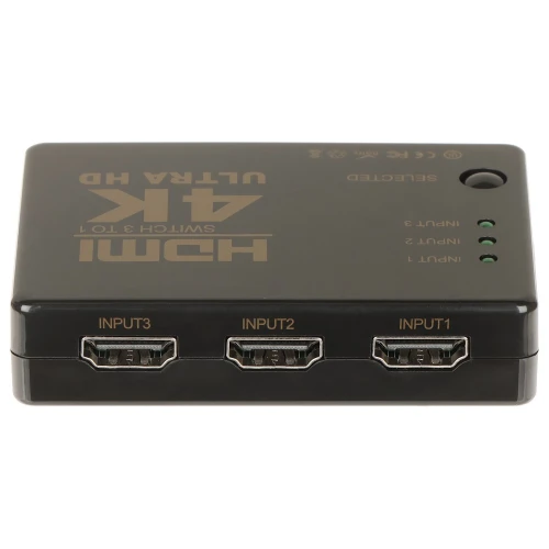 HDMI-SW-3/1-IR-4K växel