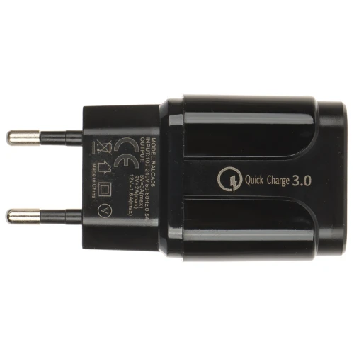 Nätaggregat 5V/3A/USB-QUICK3.0/B STAZER