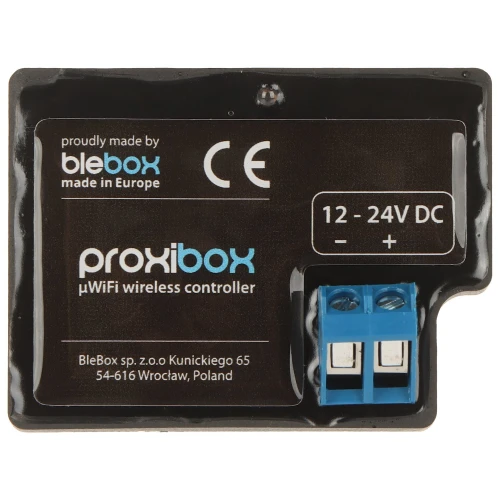 Intelligent närhetsutlösare för åtgärder PROXIBOX/BLEBOX Wi-Fi, 12... 24V DC