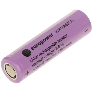 Li-ion batteri BAT-ICR18650CIL/EP 3.6v
