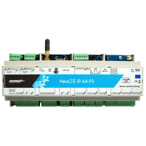 Alarmcentral Ropam NeoLTE-IP-64-PS-D12M LTE + WiFi DIN-fodral