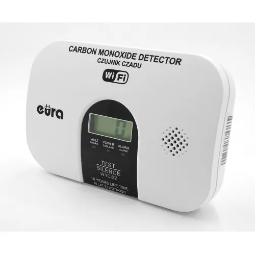 Czujnik czadu EURA CD-53A2v2300-TY/B Wi-Fi - certyfikat CNBOP-PiB