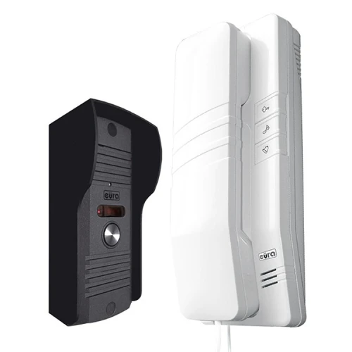 EURA ADP-42A3 1-familjs dörrtelefon med kompakt extern kassett