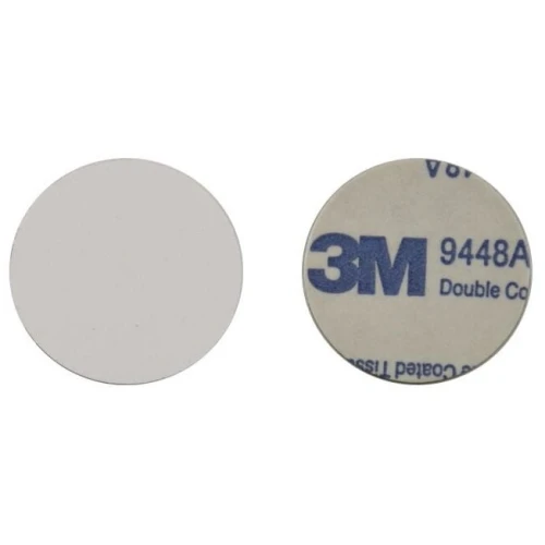 Skiva ST-31M25 RFID 13,56MHz, original Ntag213, minne.144B, NFC, ID 7B, utan nummer, för metall, diam. 25 mm