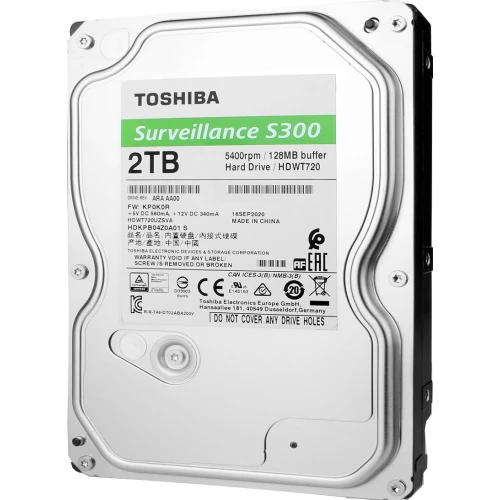 Hårddisk för övervakning Toshiba S300 Surveillance 2TB