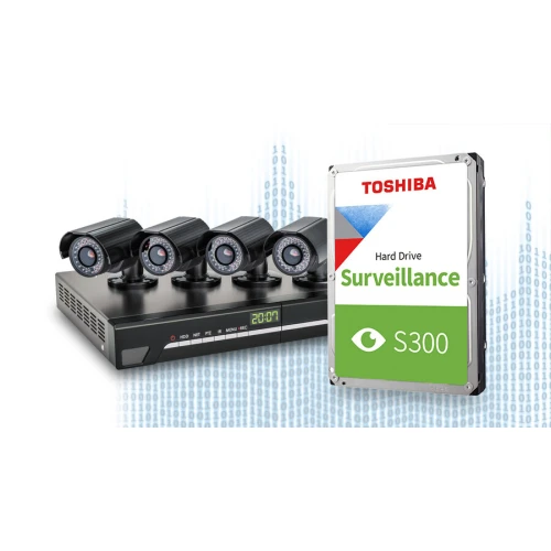 Hårddisk för övervakning Toshiba S300 Surveillance 1TB