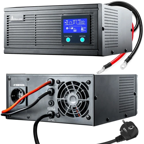 Extralink Piorun 600VA/480W | Inverter | Ren sinusvåg, batterispänning 12VDC