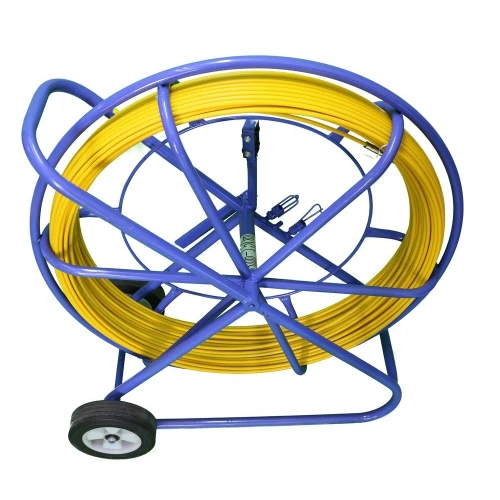 Extralink Pilot 9mm 100m | Pilot för kabeldragning | glasfiber FRP, diam. 9mm, längd. 100m, gul