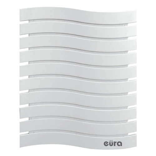 Tvåtonig dörrklocka EURA DB-80G7 ~230V AC ljusgrå, knapp DBA-10G7 ingår i setet