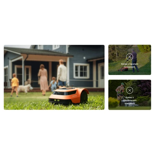 Robotgräsklippare EZVIZ RM600 (CS-R64-A11) styrning via Bluetooth/Wi-Fi