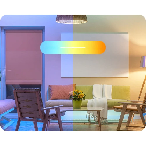 Intelligent RGB-lampa med ljusstyrnings- och färgändringsfunktion från EZVIZ