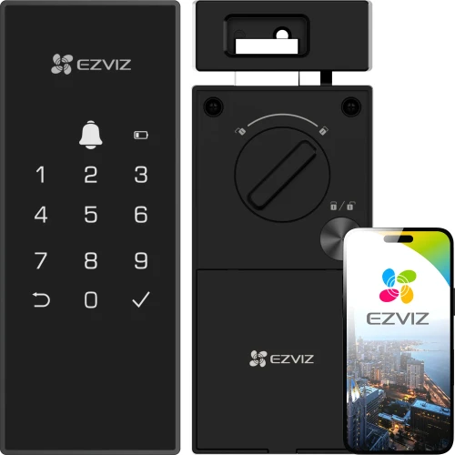 Intelligent Lås EZVIZ DL03 Svart