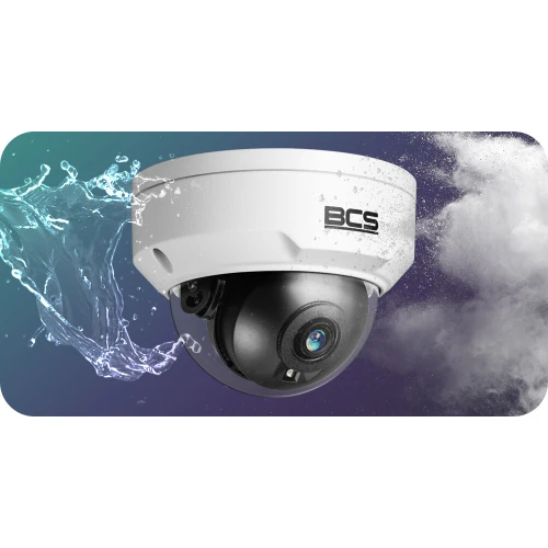 IP-kamera BCS-P-DIP25FSR3-Ai1 5Mpx IR 30m, STARLIGHT, vandalbeständig, larmingångar