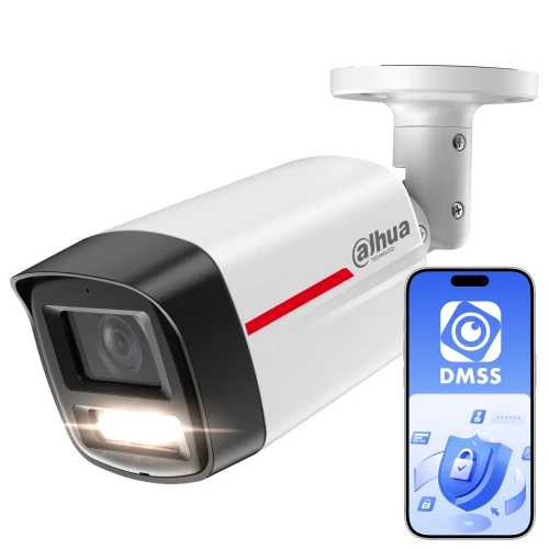 Dahua IPC-HFW2849TL-S-LED-0360B-PRO WizColor tubformad IP-kamera