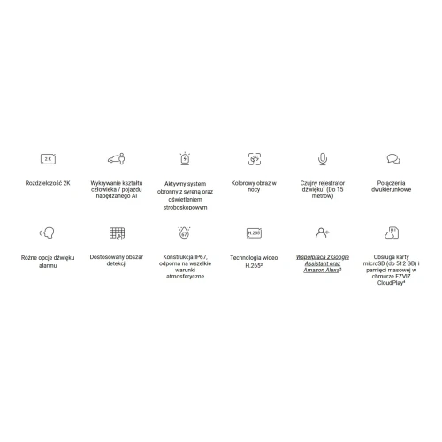 Domekamera CS-H4 4Mpx, IR 30m EZVIZ