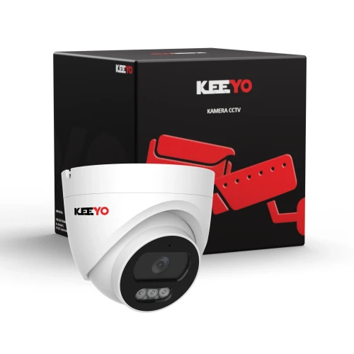 IP Domekamera 4Mpx IR 25m KEEYO LV-V-IP4M25DF-B Audio AI