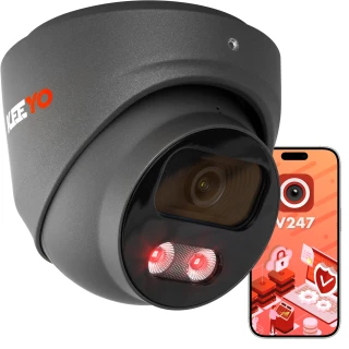 IP Domekamera 5Mpx IR 25m KEEYO LV-V-IP5M25DF-G-II AI Audio