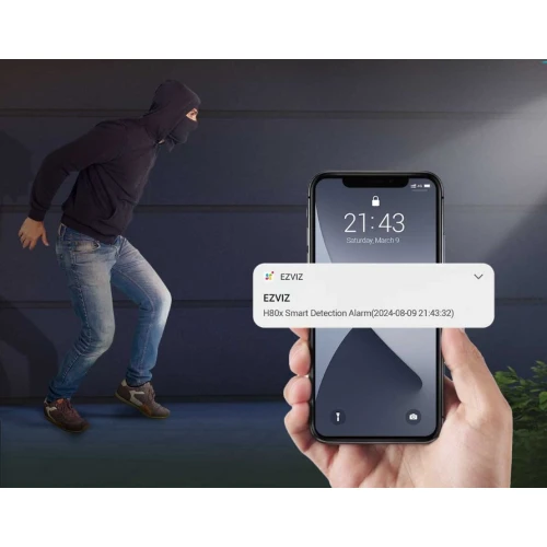 IP-kamera med rotering Wi-Fi EZVIZ H80x 4K, ColorFull