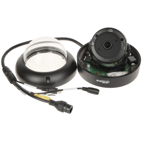 Vandal-säker IP-kamera IPC-HDBW3441R-AS-P-0210B-BLACK WizSense - 4.7Mpx 2.1mm DAHUA