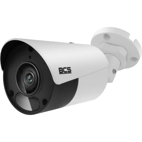 Övervakningspaket 4 kameror 5MPx BCS-P-TIP15FSR5 IR 30m, Inspelare, hårddisk, PoE-switch