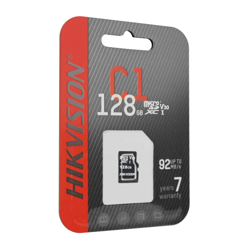MicroSD-minneskort 128GB HS-TF-C1 Övervakning 92MB/s Adapter