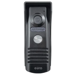 Yttre modulär kassett för EURA VDA-11A3 EURA CONNECT en-familj video dörrtelefon, grafit, vitt ljus