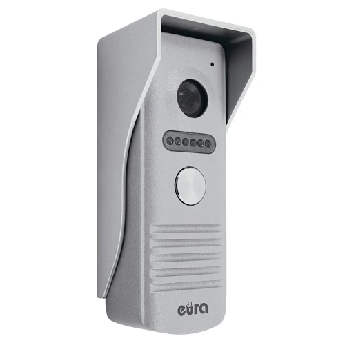 Yttre modulär kassett för EURA VDA-13A3 EURA CONNECT videodörrtelefon, enfamiljshus, grå, infrarött ljus