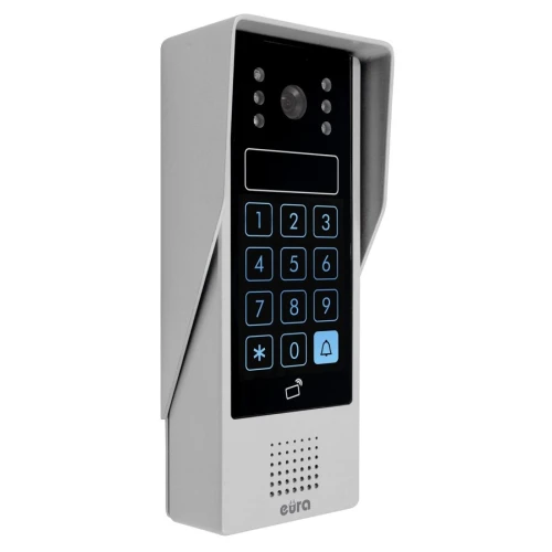 Yttre modulär kassett för EURA VDA-80A3 EURA CONNECT en-familj video dörrtelefon, pekskärm kodlås, närhetsläsare