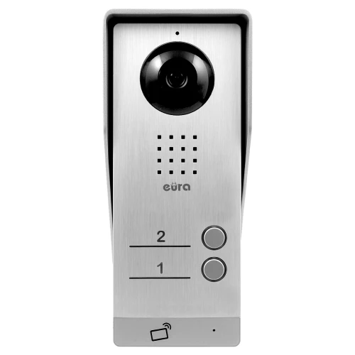 Yttre modulär kassett för EURA VDA-92A3 EURA CONNECT tvåfamiljsvideofon, närhetsläsare