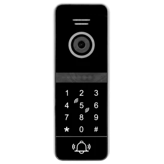 Yttre kassett för videodörrtelefon EURA VDA-50C5 - enfamiljshus, svart, 960p-kamera