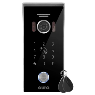 Yttre kassett för videodörrtelefon EURA VDA-51C5/N - 1080p-kamera, RFID-läsare