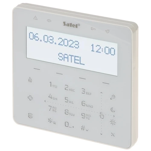 Sensoriskt tangentbord för larmsystemcentral INT-KSG2R-W SATEL
