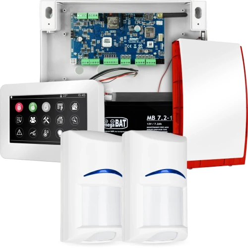 Komplett larmsystem NEOLTE-IP, 2x detektor BOSCH, TPR-4WS-P, GSM WiFi
