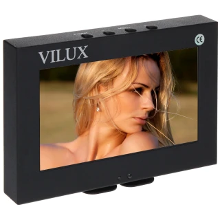 Monitor 2x Video VGA fjärrkontroll VMT-075M 7 tum Vilux