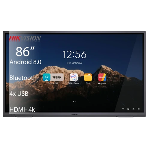 Interaktiv skärm Hikvision DS-D5B86RB/A 86" 4K Android