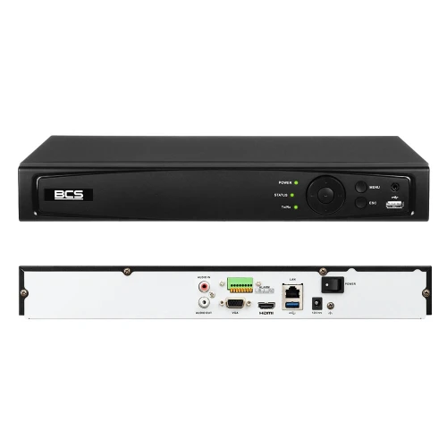 BCS-V-NVR0401A-4KE IP-registrator 4-kanalig 8Mpx BCS View