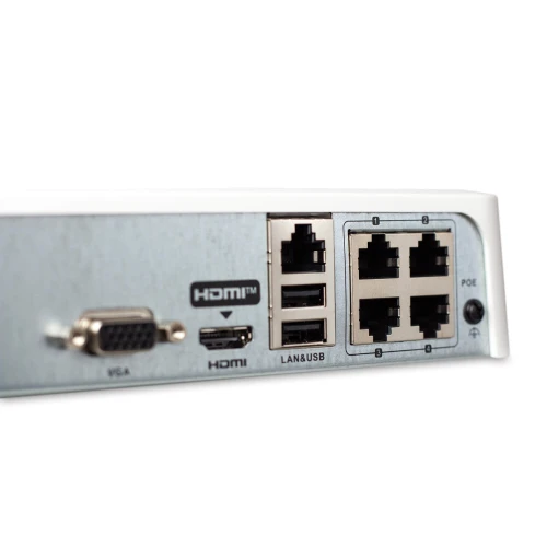 NVR-4CH-H/4P IP-registrator 4 kanaler nätverk med POE HiLook av Hikvision