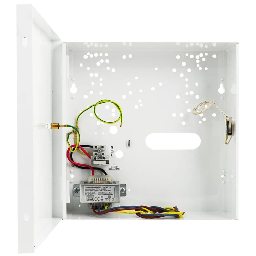 Obudowa systemu alarmowego SATEL Ropam z powiadomieniem GSM, idealna do zabezpieczenia domu lub sklepu. Solidna konstrukcja obudowy zapewnia ochronę komponentów systemu alarmowego.