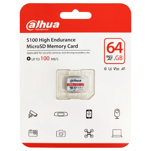 Minne kort TF-S100/64GB microSD UHS-I DAHUA