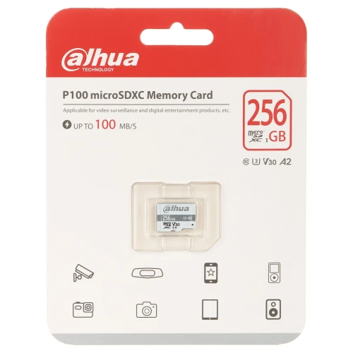 Minneskort TF-P100/256GB microSD UHS-I, SDXC 256GB DAHUA