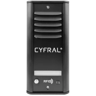 CYFRAL analogt panel för 1 hyresgäst COSMO R1 svart