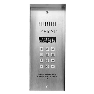 Digitalpanel CYFRAL PC-3000R smal med RFiD-läsare för yttre montering