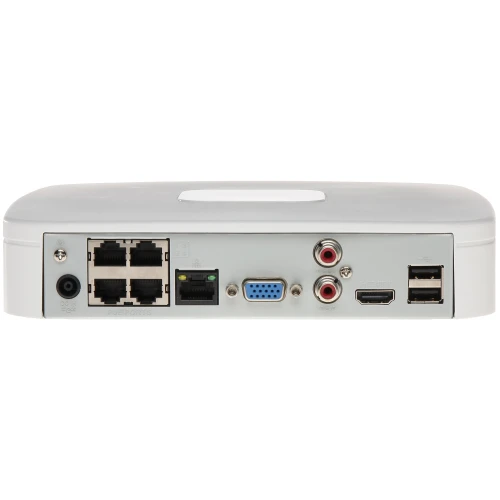 IP-registrator NVR4104-P-4KS2/L 4 kanaler +4-port POE-switch DAHUA