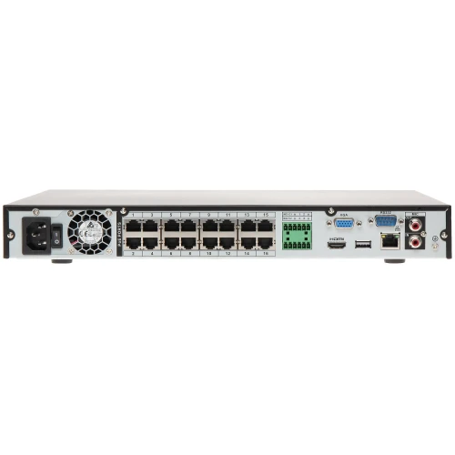 IP-registrator NVR4216-16P-4KS2/L 16 kanaler +16-portars POE-switch DAHUA