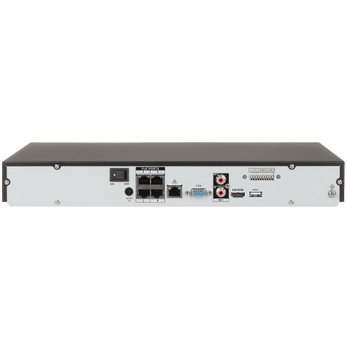IP-registrator NVR4204-P-4KS2/L 4 kanaler +4-portars POE SWITCH DAHUA
