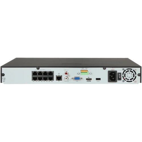 IP-registrator NVR208S-P8 8 kanaler + 8-portars POE SWITCH UNIARCH