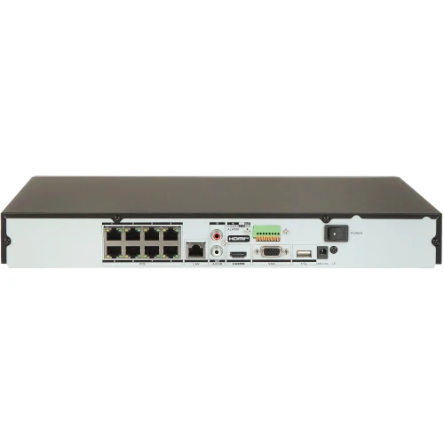 IP-registrator DS-7608NXI-K2/8P 8 kanaler, 8 PoE ACUSENSE Hikvision