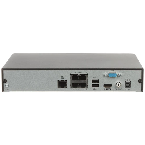 IP-registrator NVR301-04S3-P4 4 kanaler, 4 PoE UNIVIEW